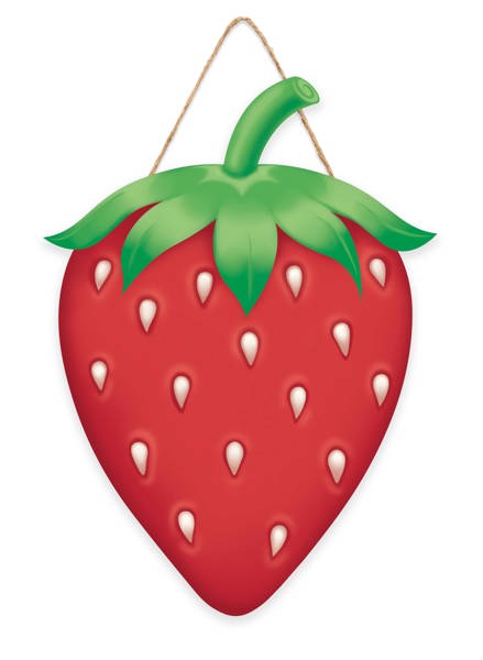 AP7397 12"H x 9"L Strawberry Sign