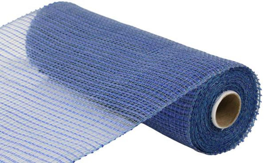 RE8900XA   10" x 10yd Horizontal Wide Stripe Mesh   Country Blue