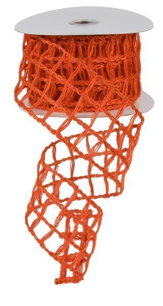 RW580420     2.5" X 10Yd Jute Netting      Orange