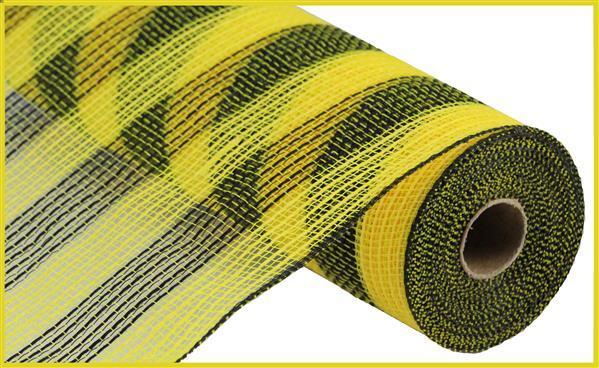 RY8319F4 10.25"X10yd Faux Jute/Pp Small Stripe