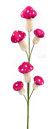 63304BT   26"    Mushroom Pick X6  Fushia