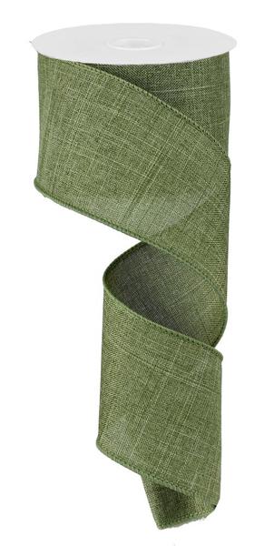 RG12792Y  2.5" x 10yd Royal Burlap Fern Green