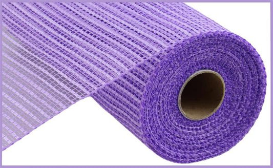 RE890013  10" x 10yd Horizontal Wide Stripe Mesh    Lavender