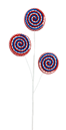 74206RWB     26"      Lollopop Spray X3     Red/White/Blue