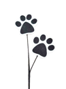 29412BKWT   Paw Spray X2   18"L  Black & White