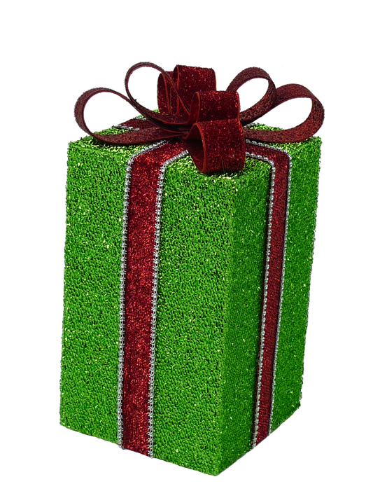 83062RDGN    10X5X5     Decor Gift Box      Red/Green