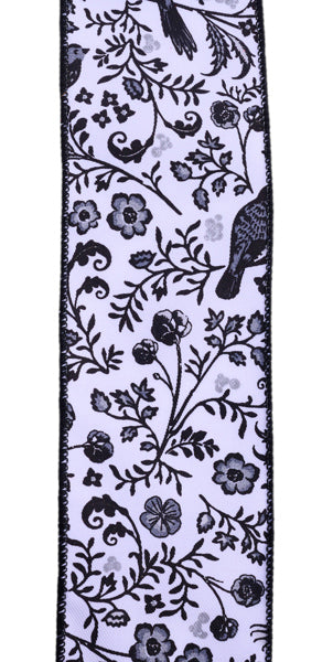 RGF1577X6  2.5" x 10yd Chinoiserie White/Black/Grey