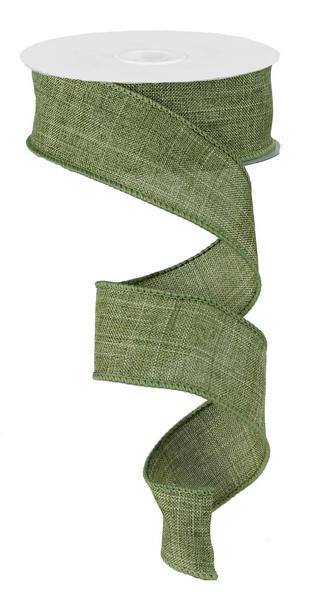 RG12782Y   1.5" x 10yd Royal Burlap    Fern Green