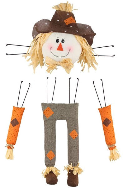 HA4033 4pc Scarecrow Decor Kit