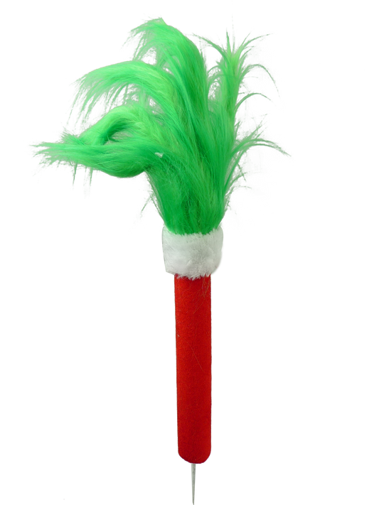 84815RDGN    28"H Green Monster Hand Spray    Green/Red/White