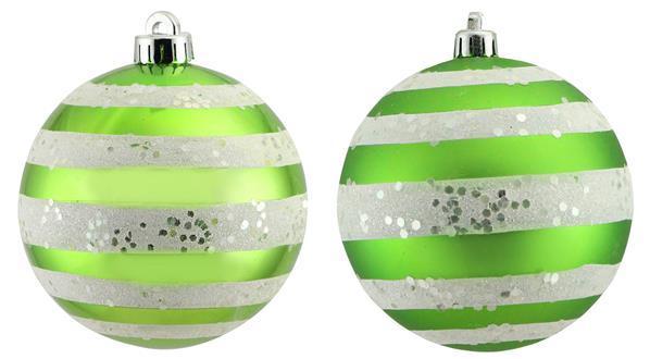 XH945669   100Mm Horizontal Stripe Ball    Green/White