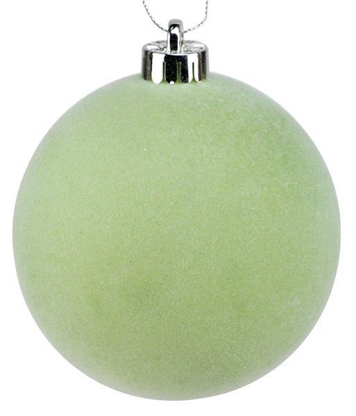 XH1138X8 120Mm Smooth Flocked Ball Ornament