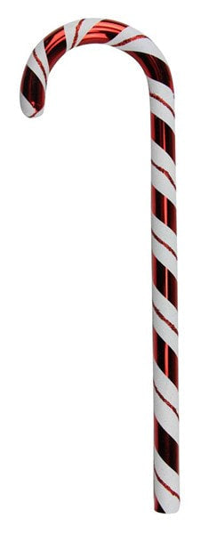 XC1096MA 12.5" H Candy Cane Red/White