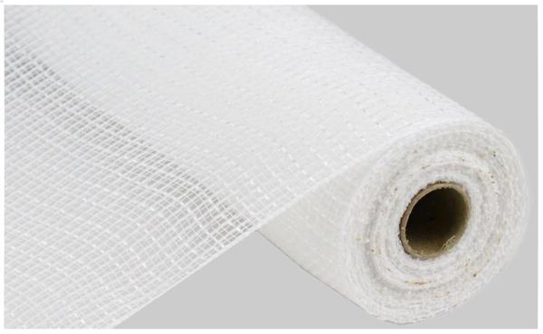 RY831327    10.25" x 10yd Faux Jute/Pp Check   White