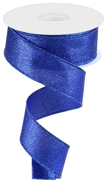 RGC159625    1.5" x 10yd Shimmer Glitter   Royal Blue