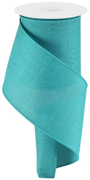 RG1280A6  4" x 10yd Royal Burlap Lt Teal