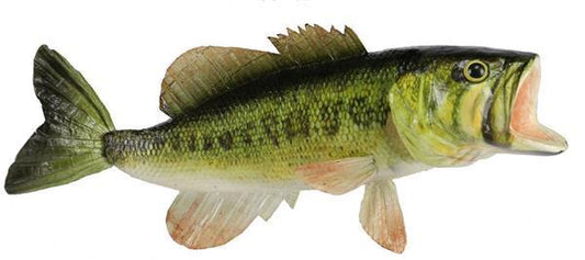 MK2086    15"L Largemouth Bass    Natural