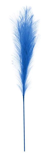 FG601403   38"L Fabric Grass Plume Spray    Blue