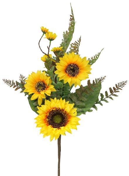 FN1620 26" Sunflower bush Yellow/Dark Green