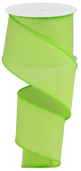 RG1279H2    2.5" x 10yd Royal Burlap    Bright Green