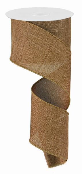 RG1279F2  2.5" x 10yd Royal Burlap   Tan