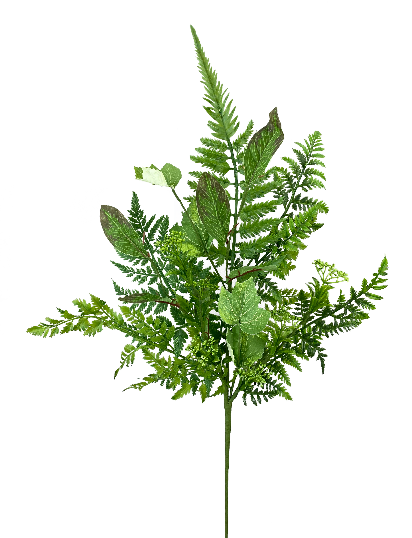 63345SP30    30"H    Fern Leaves Spray    Green