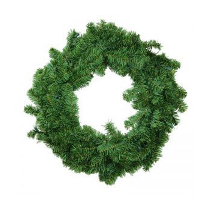 VW024    24 "  Canadian Pine Wreath  220 Tips