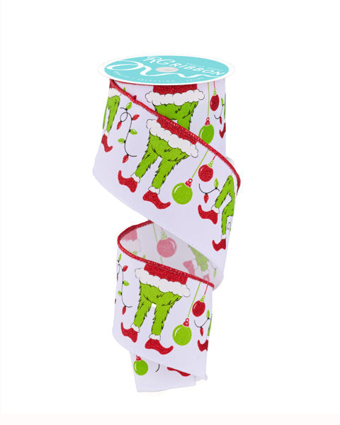 RGF3415      2.5”X100FT Furry Elf Legs   White/Red/Lime