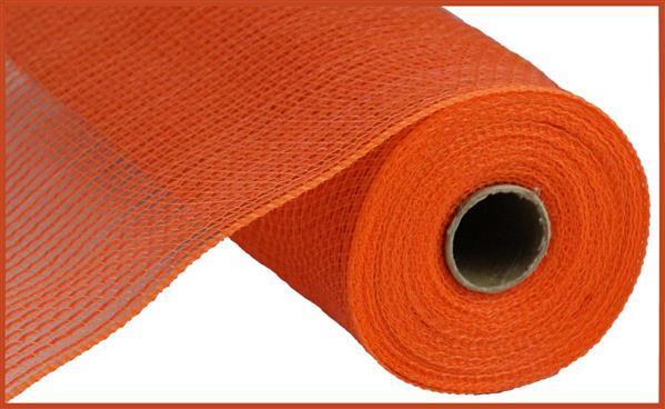 RY831220    10.25" x 10yd Faux Jute/Pp Stripe    Orange