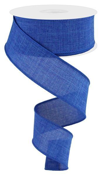 RG127825    1.5" X 10Yd Royal Burlap    Royal Blue