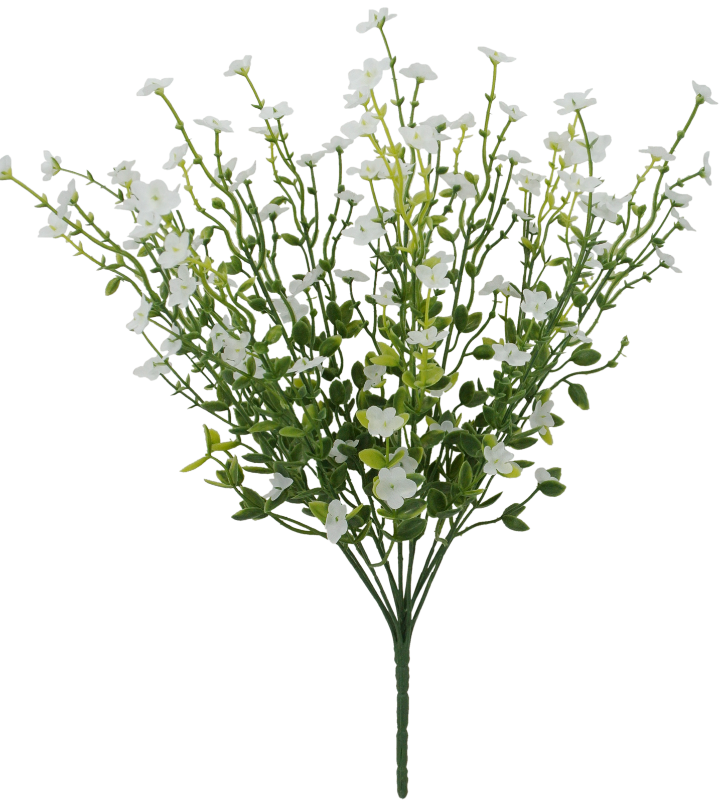 83416WT    17.5"   Mixed Forget Me Not    White