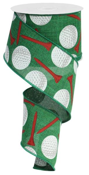 RG0155606  2.5" x 10yd Golf Balls/Royal Emerald/Multi