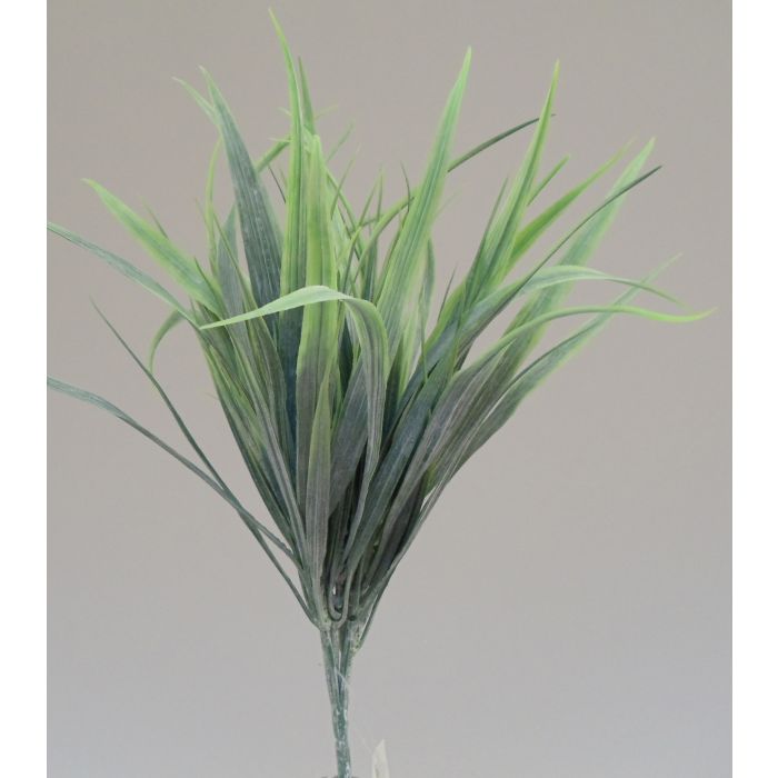 CS12079    Green Frosted Plastic Grass