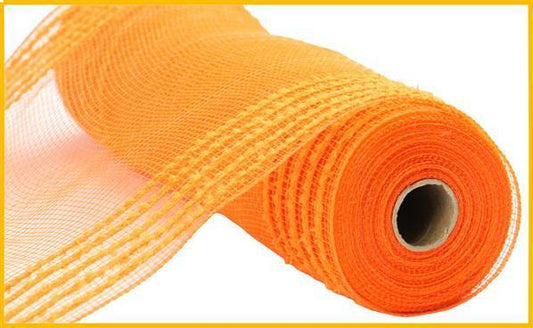 RY811420      10.25" X 10Yd Drift/Pp Wide Border Mesh      Orange