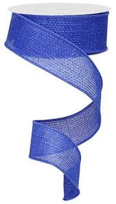 RG121125 1.5" x10yds Solid Wired Edge Ribbon (1.5 , Royal Blue)