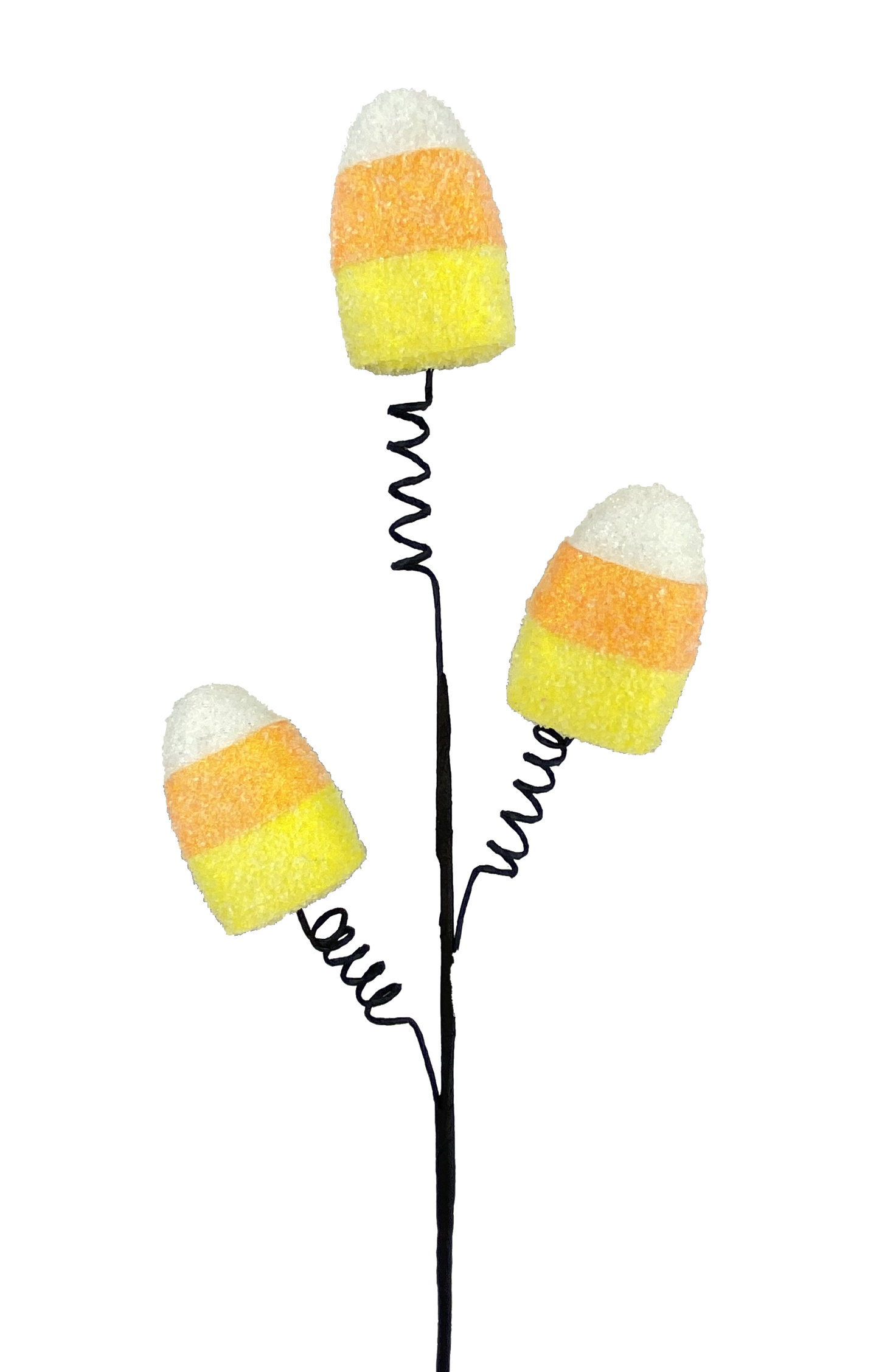 56907ORWTYW      18"H   Candy Corn Pick X3    Orange/White/Yellow